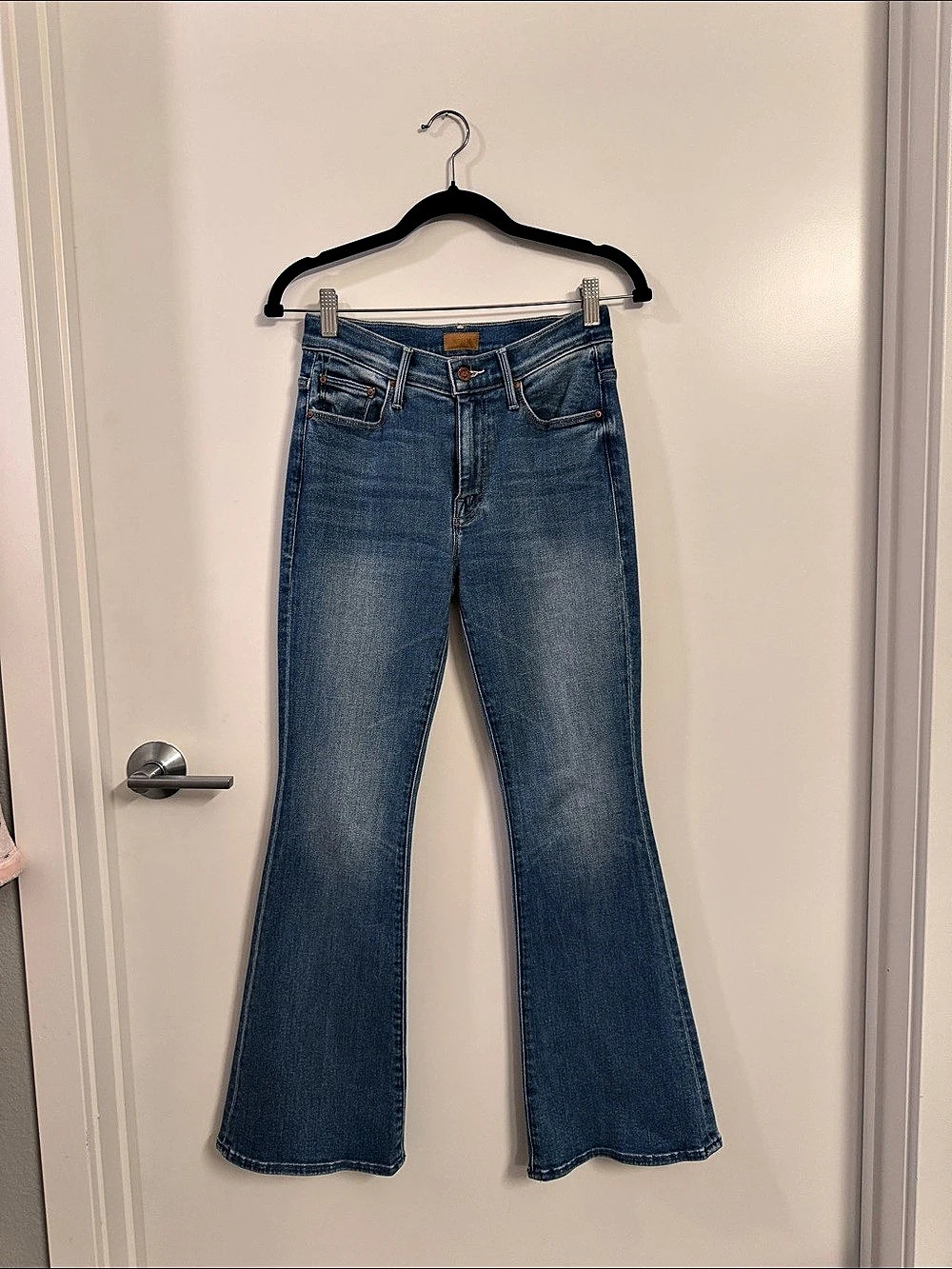 Mother Women's Flare Jeans in Blue 25”